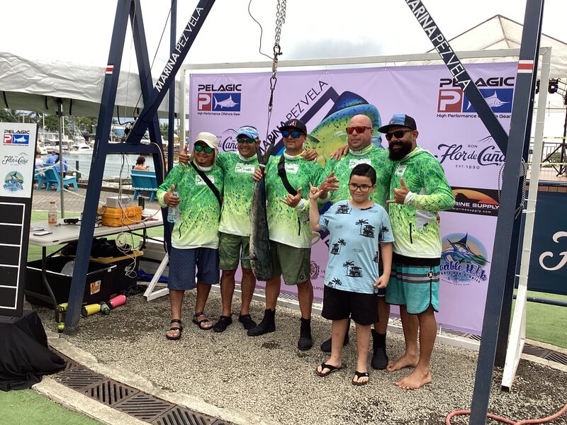 Image of a Dorado caught by Sergi Ulloa on team Costa Rica Blue Ocean at the 2023 DORADO DERBY