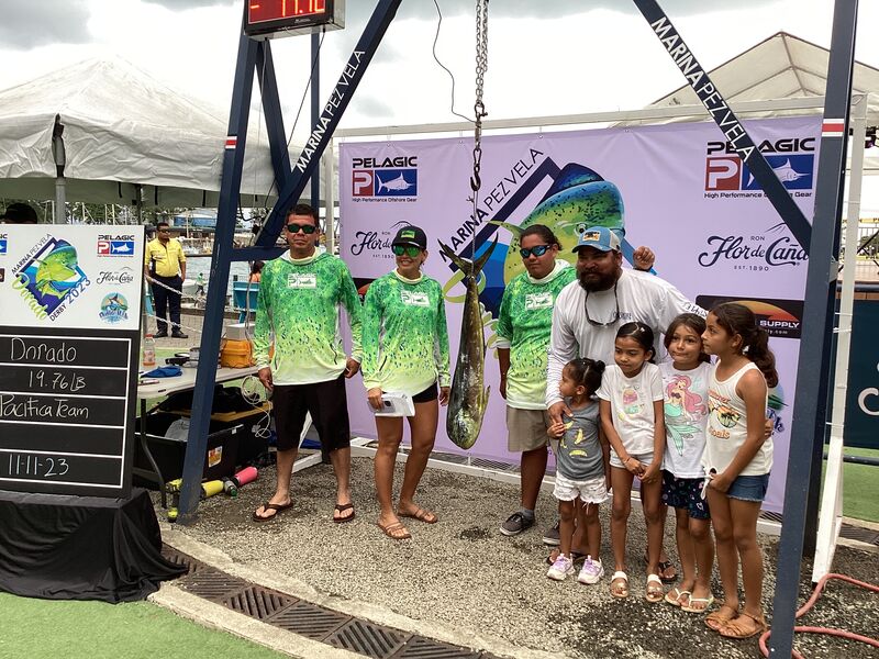Image of a Dorado caught by Dyhana Brenes on team Pacifica Team at the 2023 DORADO DERBY