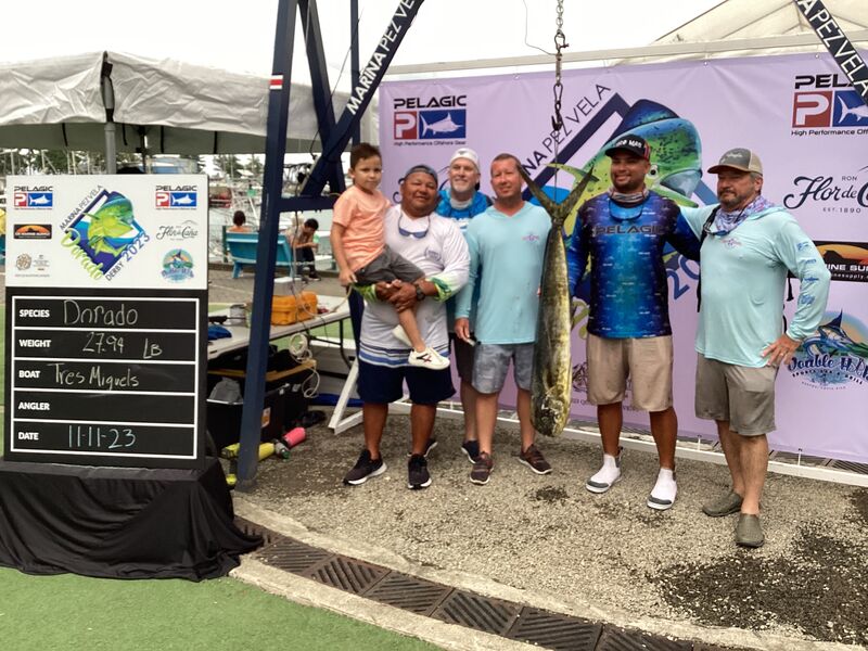 Image of a Dorado caught by Michael  DeCicco on team Tres Miguels at the 2023 DORADO DERBY